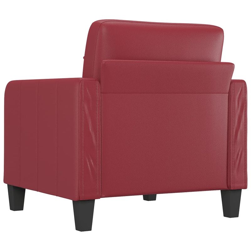 Casa si Gradina - Mobilier - Canapele si coltare - Canapele - Canapea de o persoana, rosu vin, 60 cm, piele ecologica - Infinity.ro