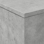 Casa si Gradina - Mobilier - Mese si birouri - Masute de cafea - Masuta de cafea cu lumini LED, gri beton, 50x50x40 cm - Infinity.ro