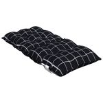 Casa si Gradina - Textile si covoare - Perne si pilote - Perne decorative - Perne scaun cu spatar mic, 6 buc., negru carouri, textil oxford - Infinity.ro