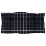Casa si Gradina - Textile si covoare - Perne si pilote - Perne decorative - Perne scaun cu spatar mic, 6 buc., negru carouri, textil oxford - Infinity.ro