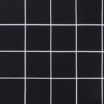 Casa si Gradina - Textile si covoare - Perne si pilote - Perne decorative - Perne scaun cu spatar mic, 6 buc., negru carouri, textil oxford - Infinity.ro