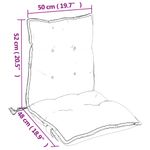 Casa si Gradina - Textile si covoare - Perne si pilote - Perne decorative - Perne scaun cu spatar mic, 6 buc., negru carouri, textil oxford - Infinity.ro