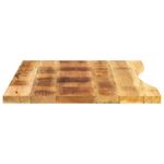Casa si Gradina - Mobilier - Feronerie si accesorii mobila - Blat birou cu decupaj curbat 90x60x2,5 cm lemn masiv mango brut - Infinity.ro