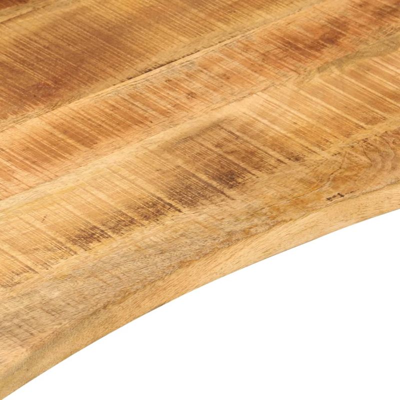 Casa si Gradina - Mobilier - Feronerie si accesorii mobila - Blat birou cu decupaj curbat 90x60x2,5 cm lemn masiv mango brut - Infinity.ro