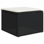Casa si Gradina - Gradina si terasa - Mobilier exterior - Seturi mobila gradina - Set mobilier de gradina cu perne, 8 piese, negru, poliratan - Infinity.ro