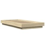 Casa si Gradina - Mobilier - Paturi si accesorii - Paturi - Cadru de pat, stejar sonoma, 90x200 cm, lemn prelucrat - Infinity.ro