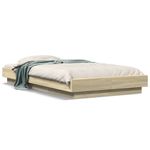 Casa si Gradina - Mobilier - Paturi si accesorii - Paturi - Cadru de pat, stejar sonoma, 90x200 cm, lemn prelucrat - Infinity.ro