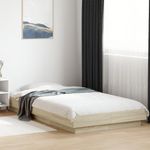Casa si Gradina - Mobilier - Paturi si accesorii - Paturi - Cadru de pat, stejar sonoma, 90x200 cm, lemn prelucrat - Infinity.ro