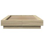 Casa si Gradina - Mobilier - Paturi si accesorii - Paturi - Cadru de pat, stejar sonoma, 90x200 cm, lemn prelucrat - Infinity.ro