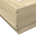 Casa si Gradina - Mobilier - Paturi si accesorii - Paturi - Cadru de pat, stejar sonoma, 90x200 cm, lemn prelucrat - Infinity.ro