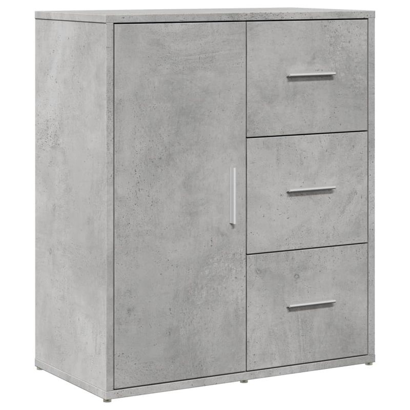 Casa si Gradina - Mobilier - Comode si corpuri - Comode - Dulapuri, 2 buc., gri beton, 60x31x70 cm, lemn prelucrat - Infinity.ro
