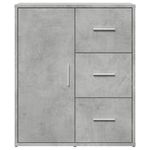 Casa si Gradina - Mobilier - Comode si corpuri - Comode - Dulapuri, 2 buc., gri beton, 60x31x70 cm, lemn prelucrat - Infinity.ro