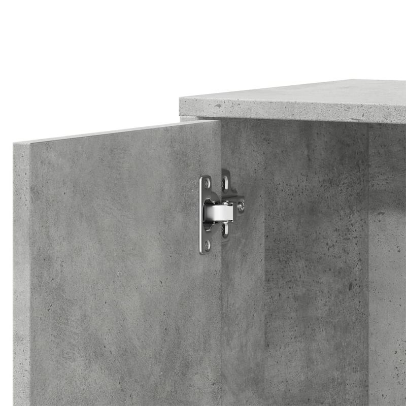 Casa si Gradina - Mobilier - Comode si corpuri - Comode - Dulapuri, 2 buc., gri beton, 60x31x70 cm, lemn prelucrat - Infinity.ro
