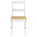 Casa si Gradina - Mobilier - Scaune si fotolii - Scaune - Scaune de bucatarie Panama 2 buc. alb 40x46x90cm lemn masiv pin - Infinity.ro