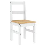 Casa si Gradina - Mobilier - Scaune si fotolii - Scaune - Scaune de bucatarie Panama 2 buc. alb 40x46x90cm lemn masiv pin - Infinity.ro