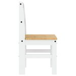 Casa si Gradina - Mobilier - Scaune si fotolii - Scaune - Scaune de bucatarie Panama 2 buc. alb 40x46x90cm lemn masiv pin - Infinity.ro