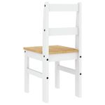 Casa si Gradina - Mobilier - Scaune si fotolii - Scaune - Scaune de bucatarie Panama 2 buc. alb 40x46x90cm lemn masiv pin - Infinity.ro