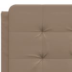 Casa si Gradina - Mobilier - Paturi si accesorii - Paturi - Pat cu saltea, cappuccino, 120x200cm piele ecologica - Infinity.ro