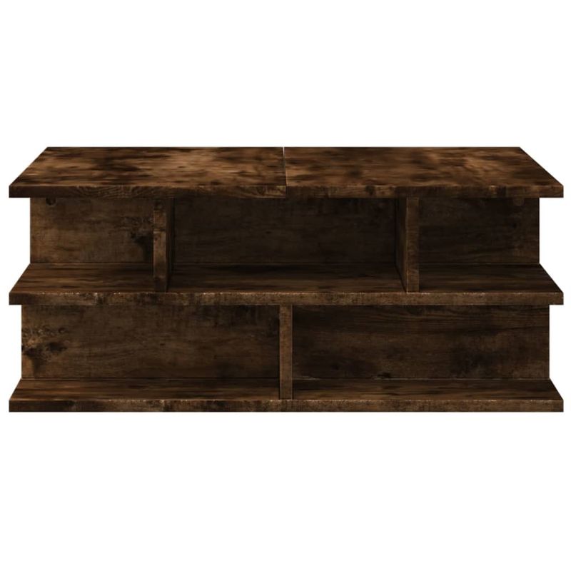 Casa si Gradina - Mobilier - Mese si birouri - Masute de cafea - Masa de cafea, stejar fumuriu, 70x70x29 cm, lemn compozit - Infinity.ro