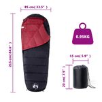Sport si Outdoor - Camping - Saci de dormit - Sac de dormit tip mumie pentru adulti de camping, 3 anotimpuri - Infinity.ro