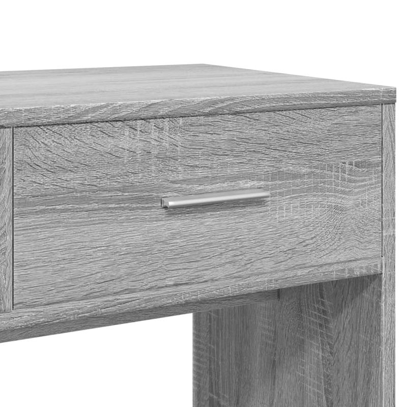 Casa si Gradina - Mobilier - Comode si corpuri - Masute de toaleta - Set de masuta de toaleta, 3 piese, gri sonoma, lemn prelucrat - Infinity.ro