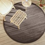 Casa si Gradina - Textile si covoare - Covoare - Covoare casa - Covor de exterior, maro, diametru 160 cm, PP - Infinity.ro