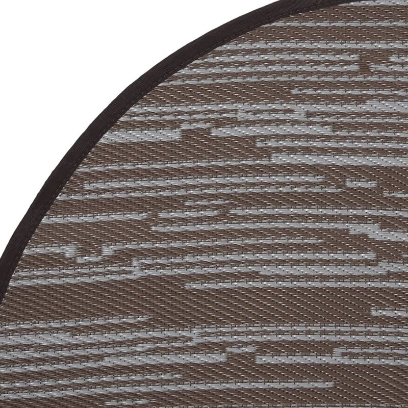 Casa si Gradina - Textile si covoare - Covoare - Covoare casa - Covor de exterior, maro, diametru 160 cm, PP - Infinity.ro