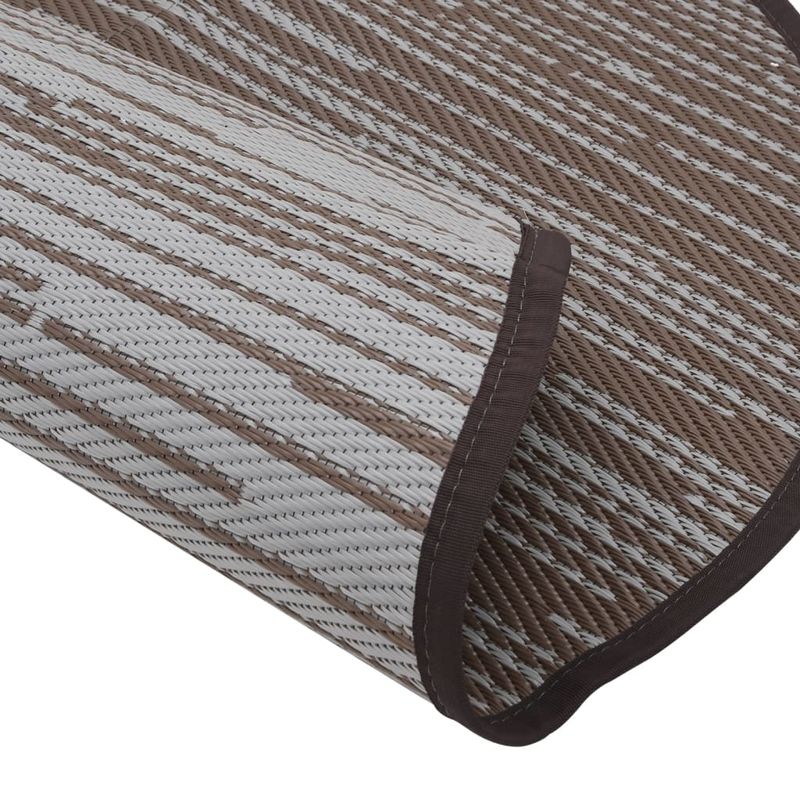 Casa si Gradina - Textile si covoare - Covoare - Covoare casa - Covor de exterior, maro, diametru 160 cm, PP - Infinity.ro