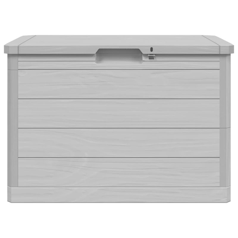 Casa si Gradina - Gradina si terasa - Mobilier exterior - Dulapuri si lazi depozitare exterior - Cutie de perne de exterior gri 77,5x44,5x53 cm polipropilena - Infinity.ro
