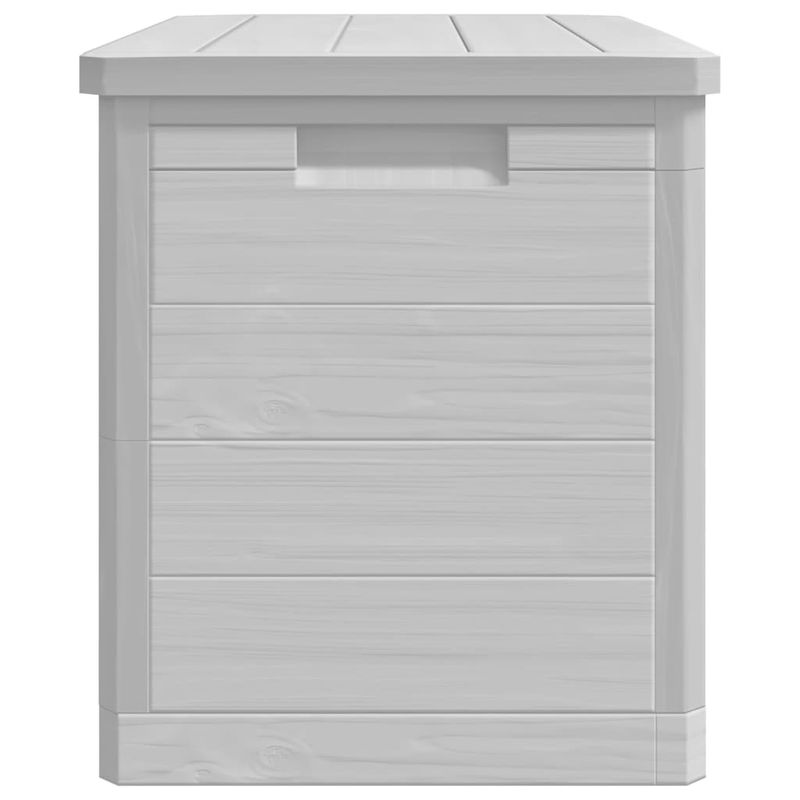 Casa si Gradina - Gradina si terasa - Mobilier exterior - Dulapuri si lazi depozitare exterior - Cutie de perne de exterior gri 77,5x44,5x53 cm polipropilena - Infinity.ro