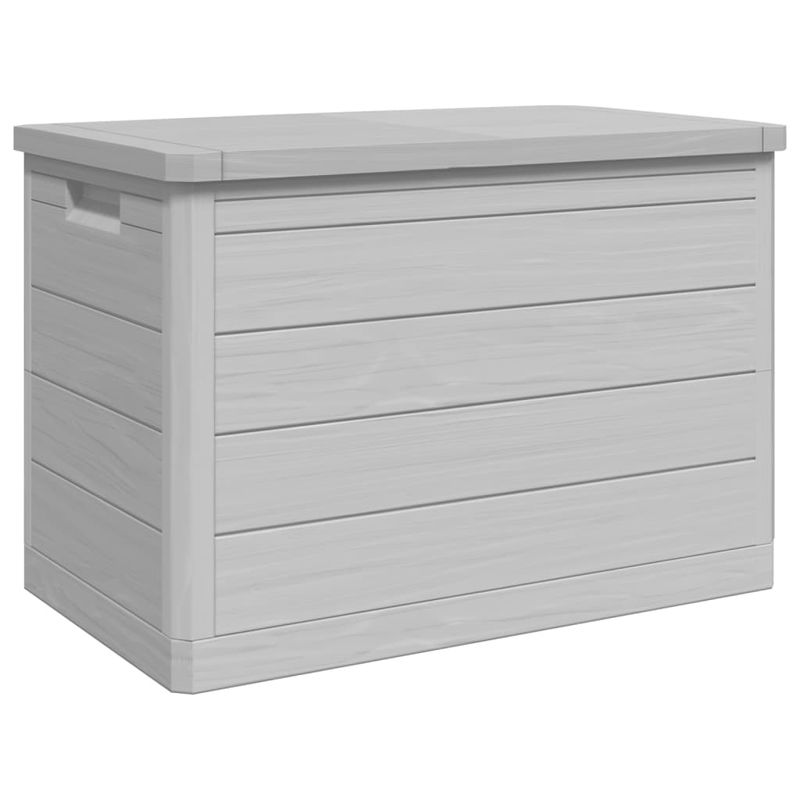 Casa si Gradina - Gradina si terasa - Mobilier exterior - Dulapuri si lazi depozitare exterior - Cutie de perne de exterior gri 77,5x44,5x53 cm polipropilena - Infinity.ro