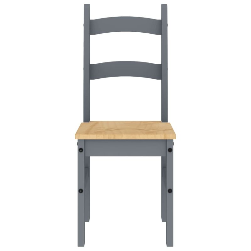 Casa si Gradina - Mobilier - Scaune si fotolii - Scaune - Scaune de bucatarie, 2 buc., gri, 40x46x99cm, lemn masiv de pin - Infinity.ro