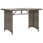 Casa si Gradina - Gradina si terasa - Mobilier exterior - Seturi mobila gradina - Set mobilier de gradina cu perne, 2 piese, gri, poliratan - Infinity.ro
