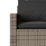 Casa si Gradina - Gradina si terasa - Mobilier exterior - Seturi mobila gradina - Set mobilier de gradina cu perne, 2 piese, gri, poliratan - Infinity.ro