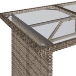 Casa si Gradina - Gradina si terasa - Mobilier exterior - Seturi mobila gradina - Set mobilier de gradina cu perne, 2 piese, gri, poliratan - Infinity.ro