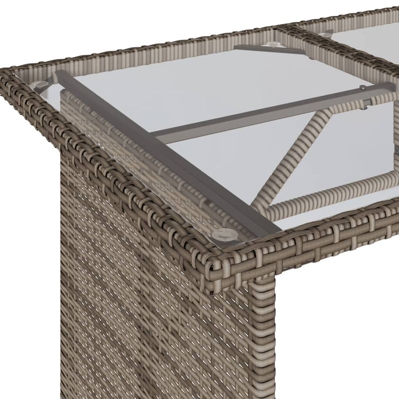 Casa si Gradina - Gradina si terasa - Mobilier exterior - Seturi mobila gradina - Set mobilier de gradina cu perne, 2 piese, gri, poliratan - Infinity.ro