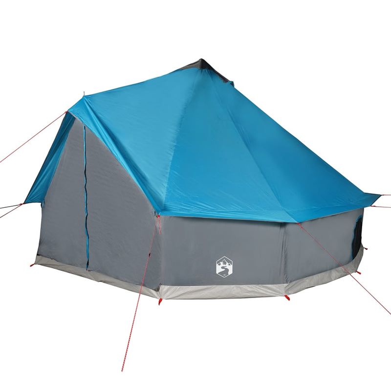 Sport si Outdoor - Camping - Corturi camping - Cort de familie Tipi pentru 8 persoane, albastru, impermeabil - Infinity.ro
