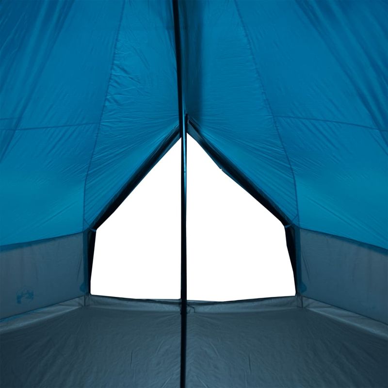 Sport si Outdoor - Camping - Corturi camping - Cort de familie Tipi pentru 8 persoane, albastru, impermeabil - Infinity.ro