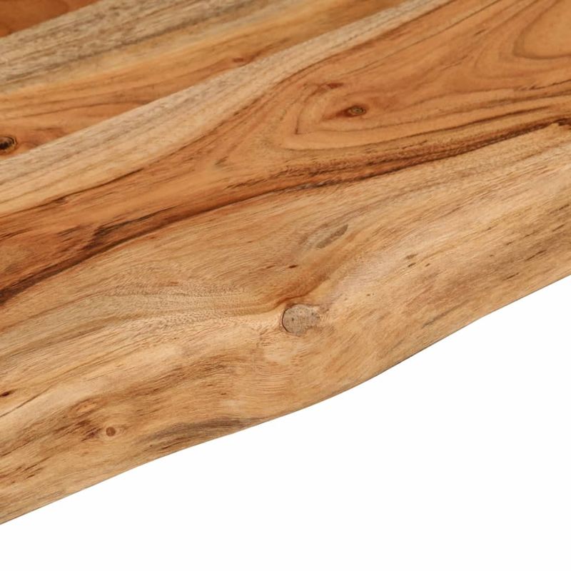 Casa si Gradina - Mobilier - Feronerie si accesorii mobila - Blat masa 140x40x2,5 cm dreptunghiular lemn acacia margine vie - Infinity.ro