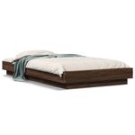 Casa si Gradina - Mobilier - Paturi si accesorii - Paturi - Cadru de pat, stejar maro, 90x190 cm, lemn prelucrat - Infinity.ro