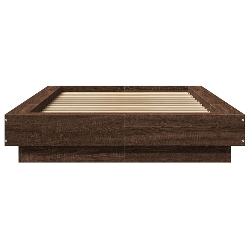 Casa si Gradina - Mobilier - Paturi si accesorii - Paturi - Cadru de pat, stejar maro, 90x190 cm, lemn prelucrat - Infinity.ro