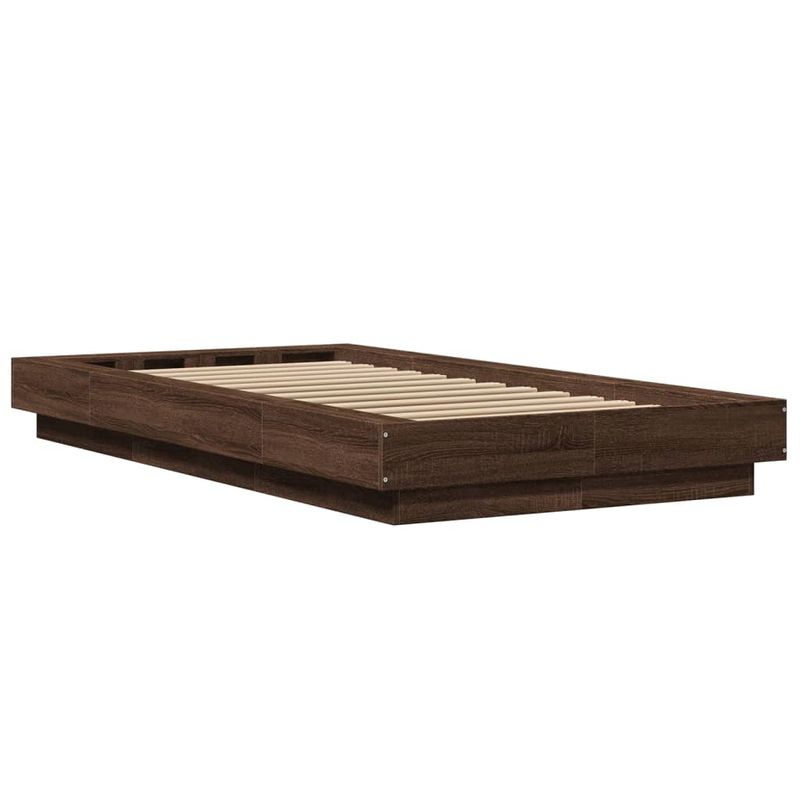 Casa si Gradina - Mobilier - Paturi si accesorii - Paturi - Cadru de pat, stejar maro, 90x190 cm, lemn prelucrat - Infinity.ro
