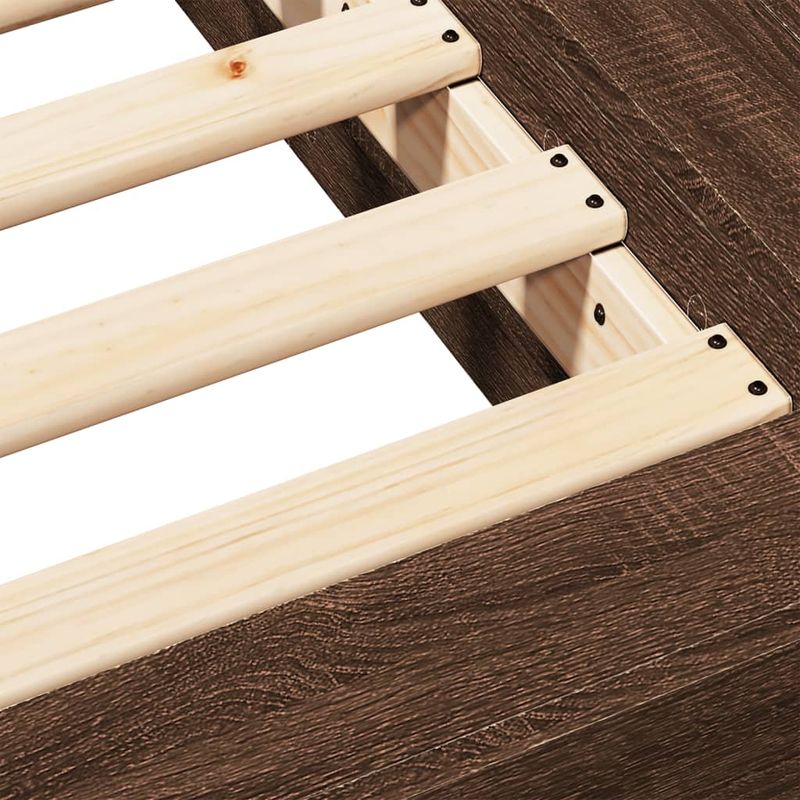 Casa si Gradina - Mobilier - Paturi si accesorii - Paturi - Cadru de pat, stejar maro, 90x190 cm, lemn prelucrat - Infinity.ro