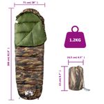 Sport si Outdoor - Camping - Saci de dormit - Sac de dormit tip mumie pentru adulti de camping, 3 anotimpuri - Infinity.ro