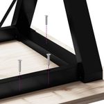 Casa si Gradina - Mobilier - Feronerie si accesorii mobila - Picioare masa de sufragerie Y-Frame 120x60x73 cm Fonta - Infinity.ro