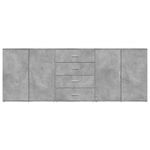 Casa si Gradina - Mobilier - Comode si corpuri - Comode - Servante, 3 piese, gri beton, lemn prelucrat - Infinity.ro