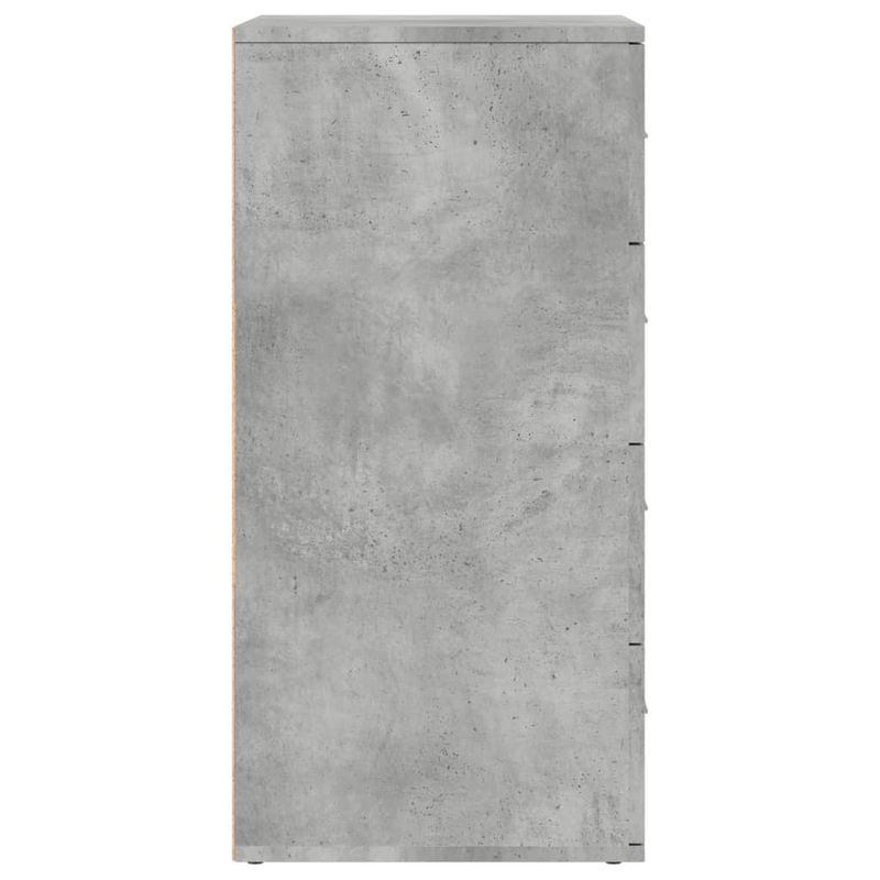 Casa si Gradina - Mobilier - Comode si corpuri - Comode - Servante, 3 piese, gri beton, lemn prelucrat - Infinity.ro