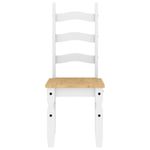 Casa si Gradina - Mobilier - Scaune si fotolii - Scaune - Scaune de bucatarie Corona 2buc. alb 42x47x107cm lemn masiv pin - Infinity.ro