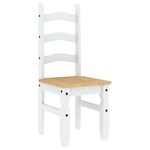 Casa si Gradina - Mobilier - Scaune si fotolii - Scaune - Scaune de bucatarie Corona 2buc. alb 42x47x107cm lemn masiv pin - Infinity.ro