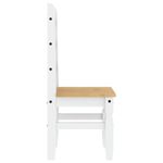 Casa si Gradina - Mobilier - Scaune si fotolii - Scaune - Scaune de bucatarie Corona 2buc. alb 42x47x107cm lemn masiv pin - Infinity.ro